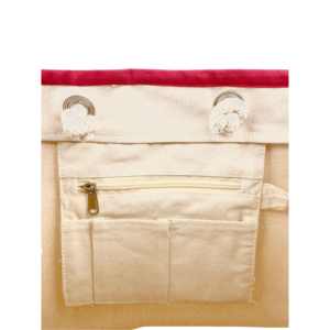 Sac fourre-tout en corde tissée moyenne réutilisable et écologique Harbor, rouge, impression de logo personnalisée, matériau PP pour les courses quotidiennes, sacs américains - Product Image 5