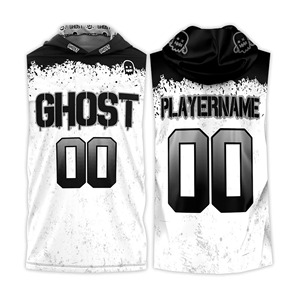 Juventud Compresión 7v7 Jersey Sublimado Sin mangas Con capucha 7on7 Uniformes de fútbol Jersey - Product Image 4