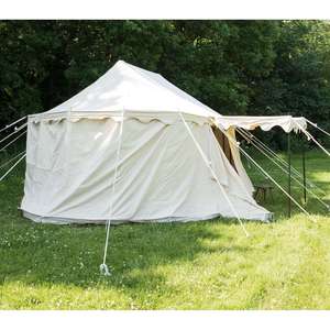 Carpa Medieval Borgundesa Impermeable de Lona de Una Sola Capa Automática para 4-10 Personas para Resorts - Product Image 1