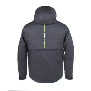 Cortavientos vaquero largo con estampado único Forro de tela sostenible que ofrece un estilo distintivo ecológico para los amantes de la moda - Product Image 5