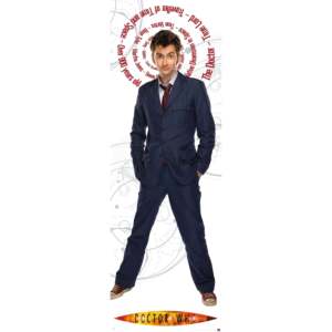 Disfraz de Doctor Who Temporada 4 para Niños, Traje Azul con Top y Vestido de Princesa para Navidad, Disfraz de Héroe - Product Image 1