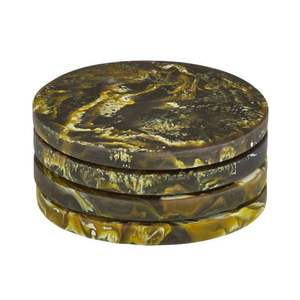 Custom <b>Marble</b> <b>Coasters</b> Natural Stone Handmade Beverage <b>Coaster</b> Set for Home Décor Gift Purpose - Product Image 4