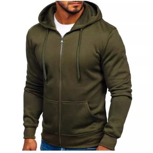 Sweat-shirts à capuche pour hommes de haute qualité 100% coton avec fermeture éclair Sweat-shirts à capuche pour hommes Sweat-shirts de sport Respirants à séchage rapide - Product Image 1
