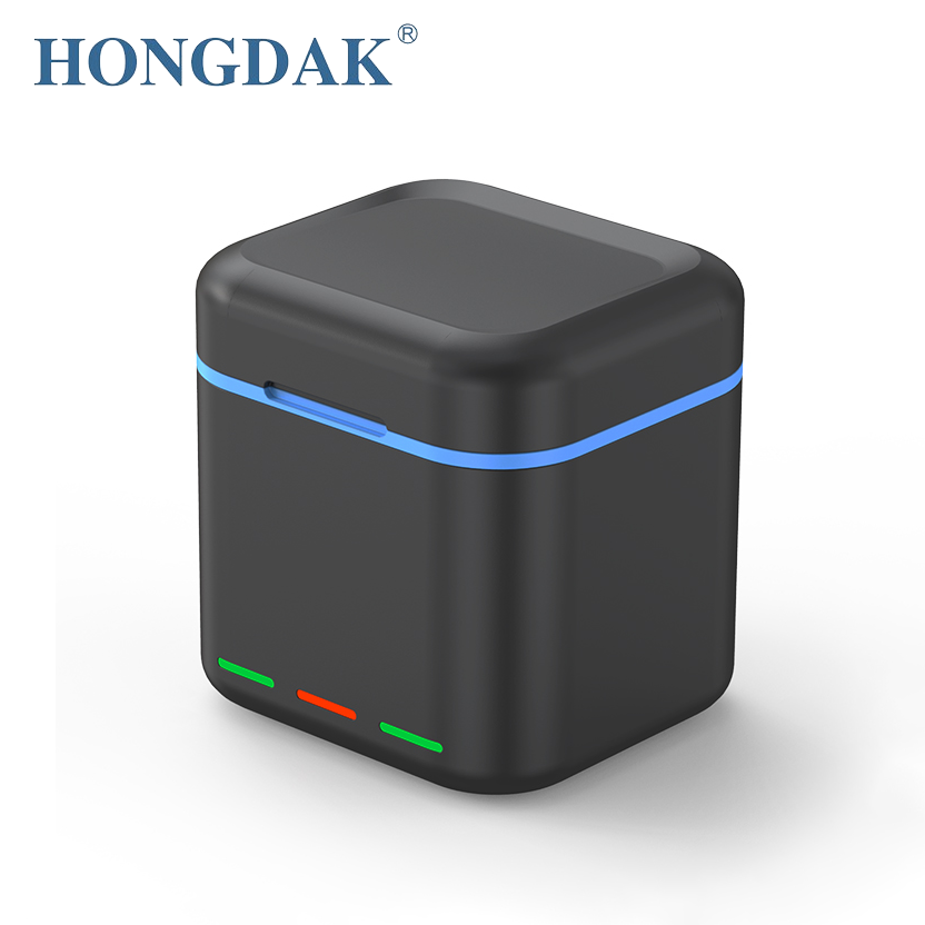For GoPro Hero 11 Hero 12 Accessories Hongdak Triple Storage Battery Charger Box for GoPro Hero 12/11/10/9 Cameras