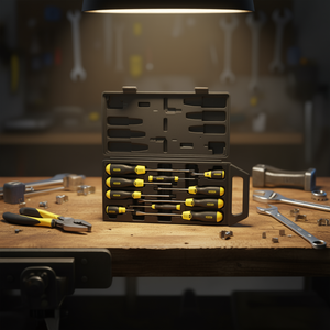 Juego de destornilladores Phillips y de boca ancha con mango acolchado Stanley de 10 piezas - Product Image 3