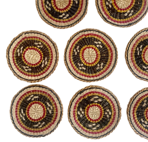 Meilleure vente de sous-verres ronds en jonc de mer d'artisanat naturel en osier artisanal personnalisé pour les produits de décoration de vaisselle du Viet Nam - Product Image 4