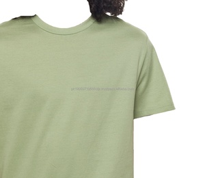 T-shirts personnalisés pour hommes, coupe classique, 100% coton jersey, design uni, respirant, facile à porter, effet délavé à l'acide - Product Image 5