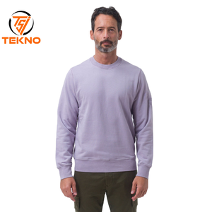 Suéter de hombre Suéter 100% algodón Anti-Shrink Screen Printed Design Neck Manga larga Winter Fleece Unique OEM - Product Image 1