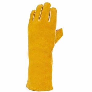 Guantes de cuero para soldar resistentes al calor y al fuego hechos a medida de la mejor calidad al por mayor - Product Image 3