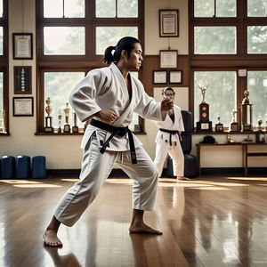 Uniformes de Karate profesionales de alta calidad Características elásticas para boxeo Judo Artes marciales Luchador Deportes-Trajes de Karate al por mayor - Product Image 5