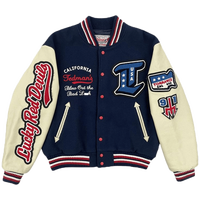 Blouson universitaire pour homme style baseball, respirant, personnalisable, en toile, hiver, style universitaire, doublure polaire, col rond, meilleures ventes, prix bas
