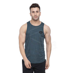 Wholesale Quick Dry Breathable Tank Top for <b>Men</b> Casual Plus Size Sleeveless Workout <b>Singlet</b> Low Price - Product Image 1
