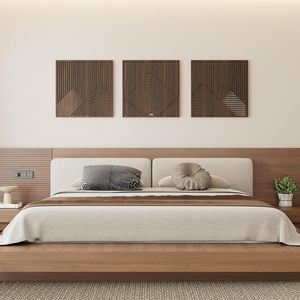 Panneau de décoration murale en bois design pour la maison chambre à coucher salon hall hôtel et bureau décor - Product Image 3