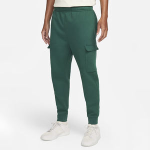 Pantalones de entrenamiento para hombre, pantalón para correr, con bolsillos de carga, de lana, de algodón, para otoño e invierno, novedad - Product Image 1