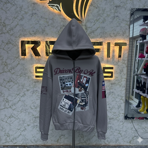 Calidad Premium corte perfecto más demandado Sudadera con cremallera naranja Impreso hecho en fábrica precio barato sudaderas con capucha hombres sudaderas con capucha - Product Image 1