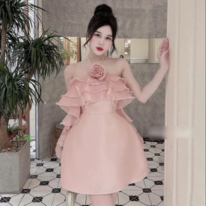 Mini belle robe femmes maxi dame fleur longue robe mode 2023 décontracté prix raisonnable en mousseline de soie décontracté lavable personnaliser - Product Image 4