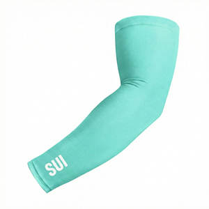 Manguitos de compresión con logo personalizado, colores a elección, diseño propio, sin costuras, que absorben la humedad, para actividades al aire libre, protección solar, venta al por mayor. - Product Image 4