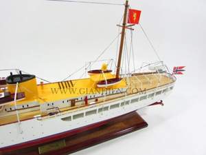 Gia Nhien Fabricant Design Personnalisé Bas quantité minimale de commande BATEAU ROYAL SHIP MODÈLE BATEAU EN BOIS MODÈLE DE BATEAU Artisanat en bois DE HAUTE QUALITÉ - Product Image 4