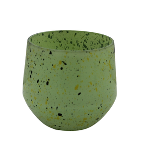 Nouvel arrivage Bougeoir décoratif de table en verre dépoli sable rond et récipient à bougie personnalisé en vrac - Product Image 6