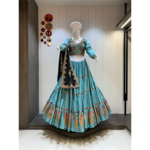 Traje Tradicional Chaniya Choli Laxmi de Alta Calidad, Superventas 2025, Tela de Algodón Jaam Puro, Dupatta de Algodón Puro, Pallu Pesado - Product Image 1