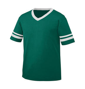 Camisetas de fútbol americano personalizables, manga holgada de poliéster de secado rápido, rayas transpirables bordadas, diseño impreso de talla grande - Product Image 5