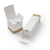 Boîtes cosmétiques personnalisées de luxe vides pour bougies parfumées, crème pour les yeux, fard à joues, inserts recyclables, emballage auto-érigeable estampé à chaud