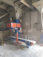 Macchina Insaccatrice Semi-automatica TBM-SS00-A-V, per Malta Secca, Cemento, Stucco, 10kg-50kg, Pesatura, Riempimento e Sigillatura di Sacchi in Carta Kraft
