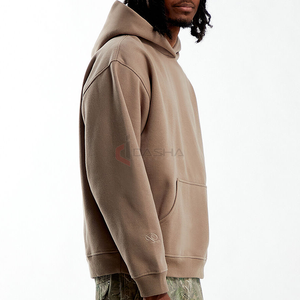 เสื้อสเวตเตอร์แบบสวมหัวแขนยาวผ้าวูลทรงหลวมโอเวอร์ไซส์ออกแบบโลโก้ได้ตามต้องการ - Product Image 3