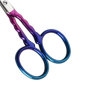 Ciseaux faciaux pour femmes en acier inoxydable de haute qualité outil de maquillage polyvalent pour faux cils et sourcils pointe pointue - Product Image 4