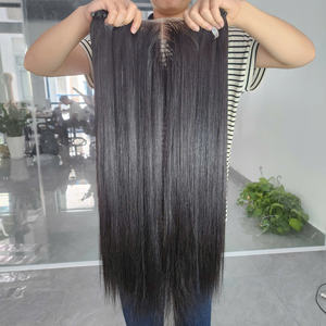 ผมต่อแบบมนุษย์ผมตรงกระดูกไม่ผ่านกระบวนการผมคน100% จากเวียดนาม - Product Image 5