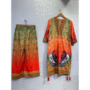 Traje de Satén de Dos Piezas FUSION Long Length 2-PCS SL00248, Conjunto de Dos Piezas con Manga Tres Cuartos para Otoño, Talla 2XL - Product Image 1