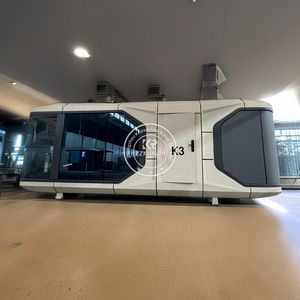 Maison mobile en capsule 2025, maison préfabriquée en conteneur, remorque préfabriquée, mini-maison sur roues avec 3 chambres - Product Image 4