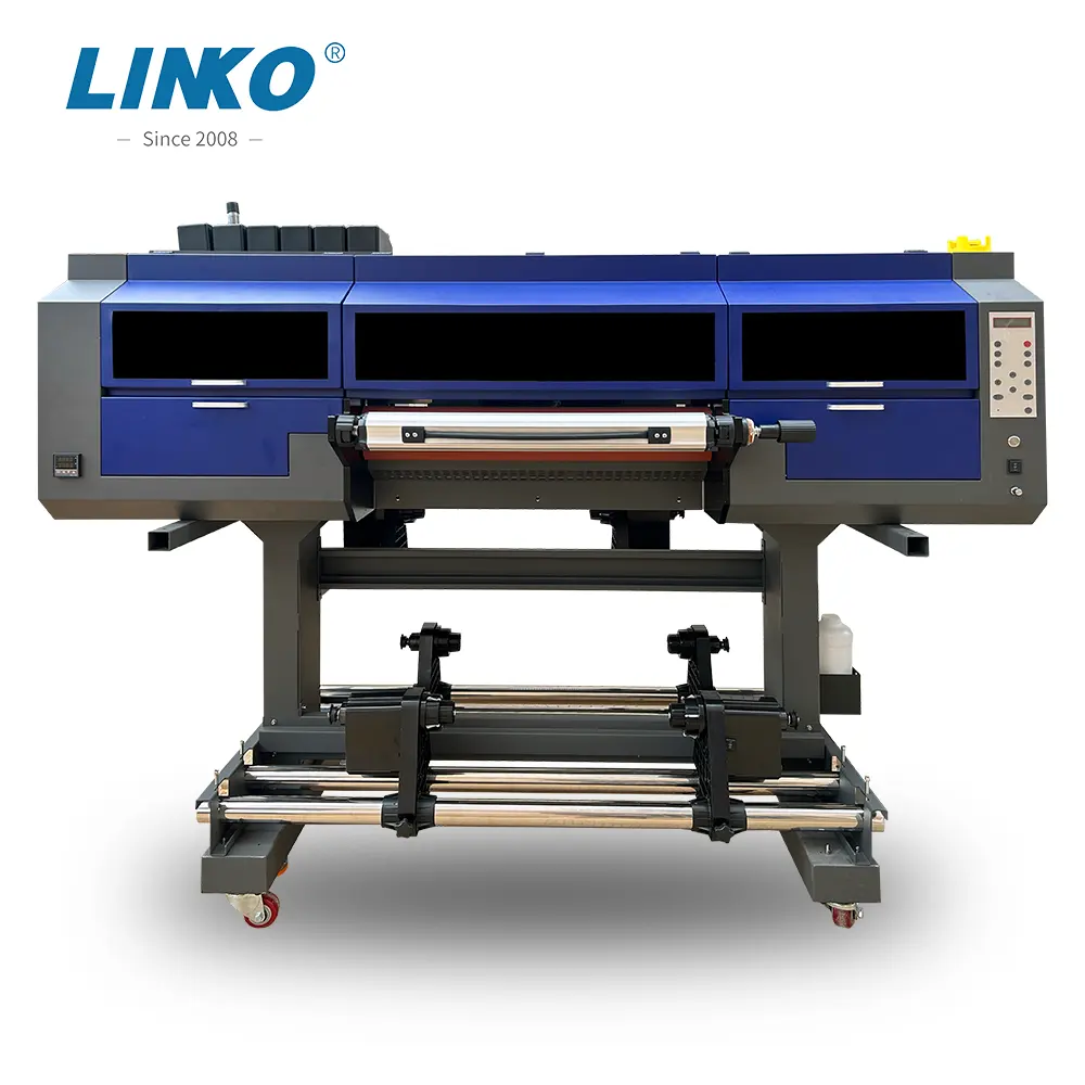 24inch i3200 máy in UV với 3 đầu 60cm dtf in ấn máy móc cho tự dính logo kim loại Acrylic in màu