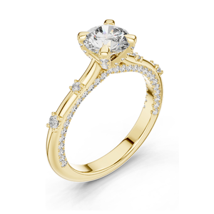 Anillo de Diamantes de Laboratorio de 1.908 CT para Mujer, Claridad VVS-VS EF, Oro de 18KT, 14KT, 10KT y Plata 925, Oro Rosa, Amarillo y Blanco - Product Image 4