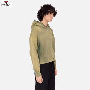 Hot Selling Pullover Regular Long Sleeve Best Price Solid Color Casual Wear Pullover hoodies <b>men</b> <b>men's</b> hoodies Made In Pakistan - Product Image 2