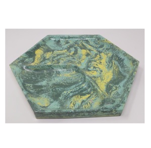 Made India Handmade Polished Eco-Friendly Dishwasher Safe Customizable Modern European Style Party Decorative Resin Bowl Platter - Product Image 1