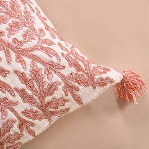 Decorative Bohemian 45x45 Cm Sofa Back Support Giraffe Embroidered Cotton Square Cushion Covers at Best Prices - Product Image 3