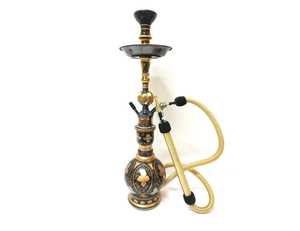 Juego de Jarrones para Narguile Jumbo de Lujo y Calidad Premium, Pintados a Mano con Laca, Diseño Floral de Doble Espada - Product Image 3