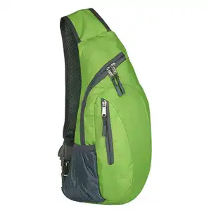 आकस्मिक शैली खेल छोटा सा बैग निविड़ अंधकार विरोधी चोरी यूनिसेक्स ज़िप बंद कस्टम लोगो कंधे छाती बैग Crossbody बैग पर्स