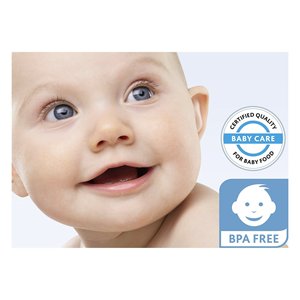 Conteneur alimentaire Emsa 1Lt, design CLIP & CLOSE, en matériau transparent bleu, modèle 508540 - Product Image 2