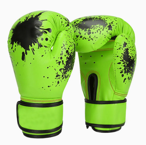 Guantes de boxeo profesionales de tendencia superior para hombres y mujeres Guantes deportivos elásticos de soporte de muñeca de cuero transpirable - Product Image 4