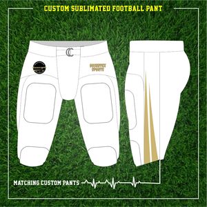 Conjunto de fútbol americano personalizado de manga corta transpirable diseño de talla grande para deportes de verano conjunto de fútbol americano Jersey Plus pantalón - Product Image 4
