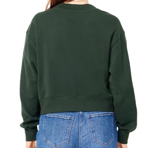 Suéter Corto de Punto Holgado con Hombros Caídos para Mujer, Novedad Primavera Otoño Invierno 2026, Jersey Casual de Cuello Redondo y Manga Larga - Product Image 2