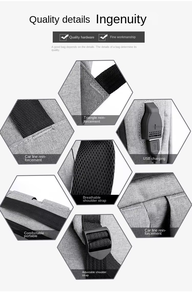 Mochila para Portátil de Viaje con Puerto USB, Bolsillo Antirrobo, Capacidad de 18L-35L, Diseño Ligero, Logotipo Personalizado para Uso Corporativo - Product Image 2