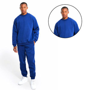 Costumes de survêtement bleus confortables de haute qualité fabriqués au Pakistan meilleure vente vêtements d'entraînement de gymnastique costumes de survêtement d'hiver solides et écologiques - Product Image 4