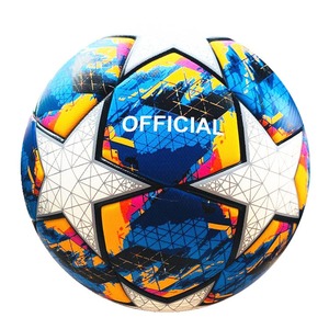 Ballon de football en PU personnalisé, fabrication professionnelle, taille 5, thermocollé pour l'entraînement sportif - Product Image 2