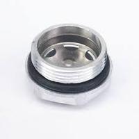 NPT / BSP 1/2 pouces, dôme hexagonal en laiton, indicateur de niveau d'huile avec verrouillage de filetage pour les pompes