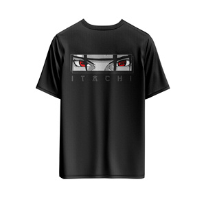 Camiseta de gran tamaño con cuello redondo unisex, logotipo personalizado, transpirable, 100% algodón, poliéster, estilo informal - Product Image 3