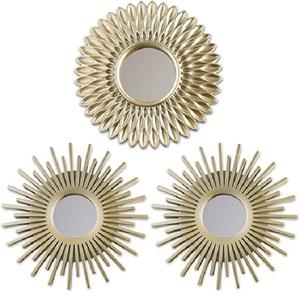 Espejo colgante de Metal y madera para pared, accesorio decorativo hecho a mano, personalizado - Product Image 6