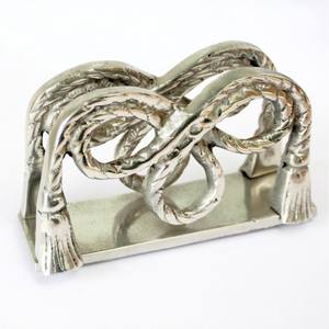 Luxurious <b>Vintage</b> Metal Napkin Holder <b>Kitchen</b> <b>Accessory</b> Housewarming Gift Tissue Stand For Dining Table - Product Image 6